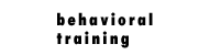 behavioral training